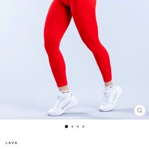 Lava Red Women's Leggings